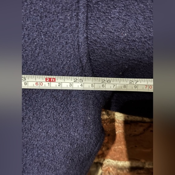 Vintage Marimekko X Rivta Falla Deep Navy Blue Knit Wool Jacket Size Large - Picture 4 of 6